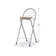 Barová židle MAXTON, dřevo v barvě buk/kov 