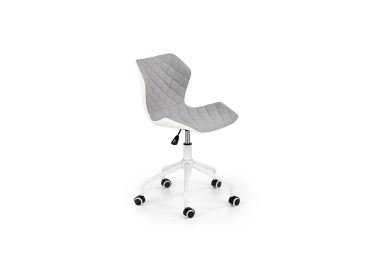 Dětská kancelářská židle DENEB 3, šedo-bílá