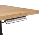 Elektricky polohovatelný psací stůl BELLARMINO 160x70 cm, dub artisan