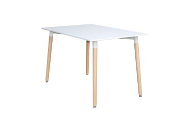 Jídelní stůl FARUK 120x80 cm, bílý
