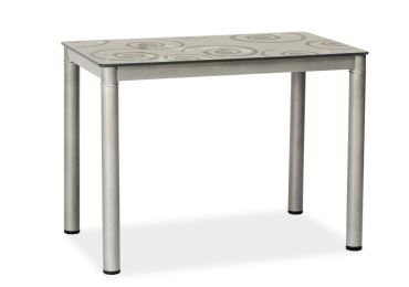 Jídelní stůl NEFON 100x60 cm, šedá