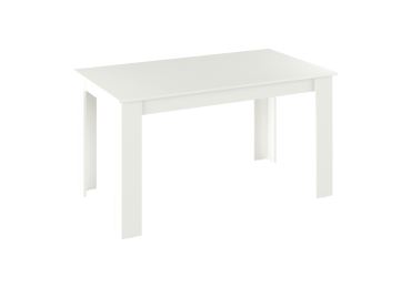 Jídelní stůl PITIFOLIA 140x80 cm, bílá