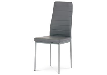 Jídelní židle KARASMONTA, šedá ekokůže