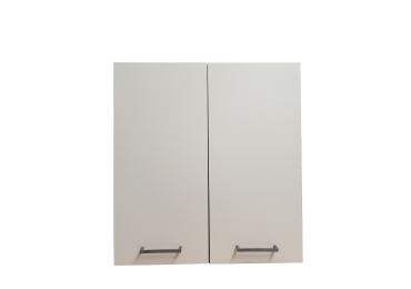 Koupelnová skříň dvoudveřová VR 05, bílá/beton Z EXPOZICE PRODEJNY, II. jakost