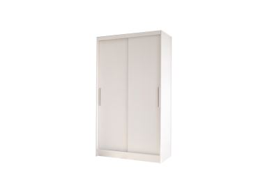Šatní skříň s posuvnými dveřmi SILVERIO I, bílá