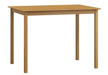 Stůl DASHEN 1, 90 x 55 cm, masiv borovice, moření olše
