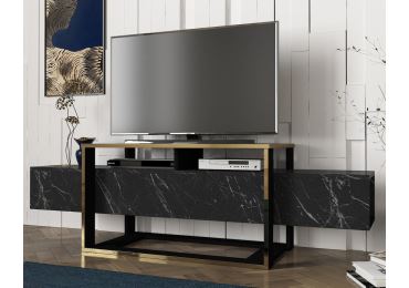 Televizní stolek CETATUIA, marble