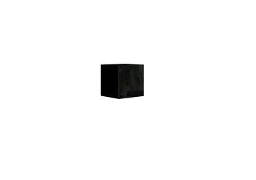 Závěsná skříňka ANTOFALLA typ 1, černá/černý lesk